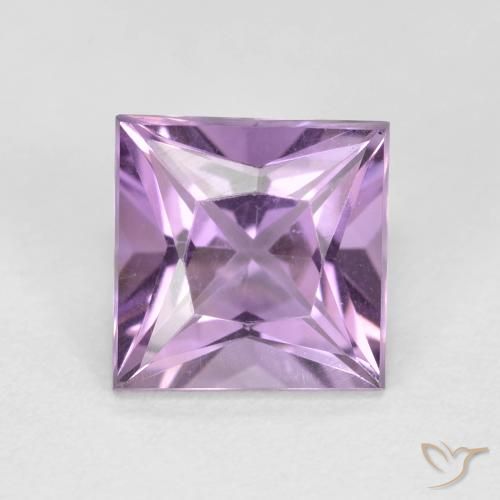 1.96ct 天然 紫色紫罗兰色 紫水晶, 正方形, VVS-VS