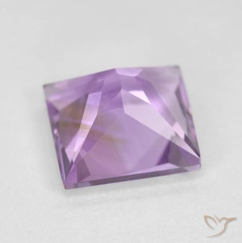 2.27克拉天然紫水晶，正方形，VVS-VS