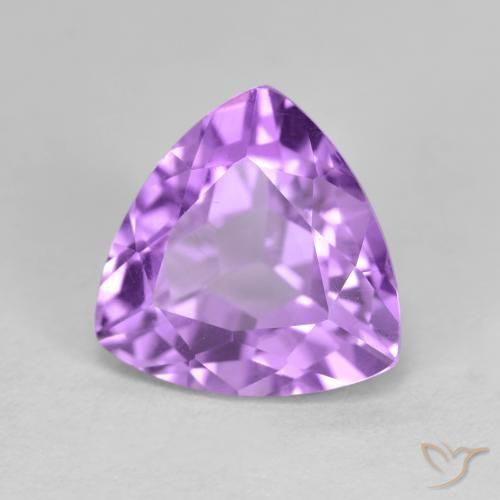 3.13克拉天然紫水晶，胖三角形，VS