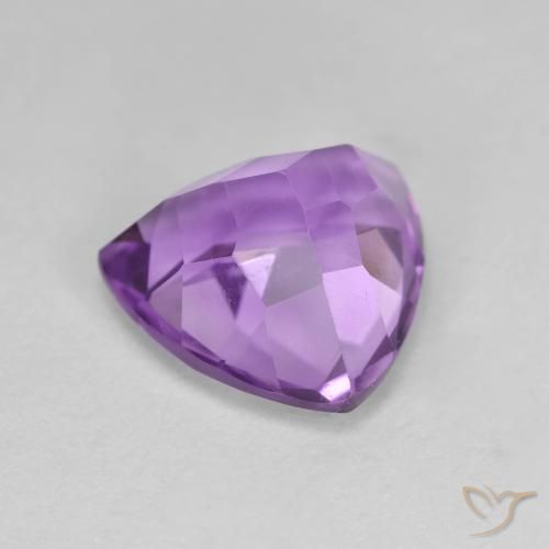 3.13克拉天然紫水晶，胖三角形，VS
