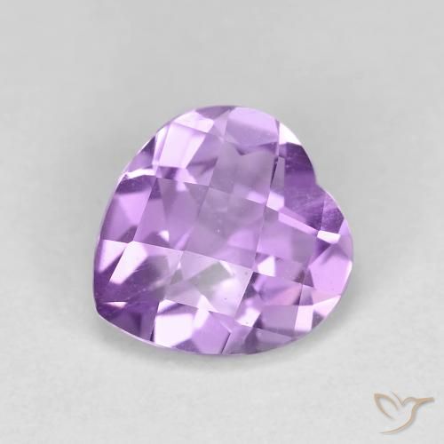 1.54ct 天然 中紫 紫水晶, 心形, VVS-VS