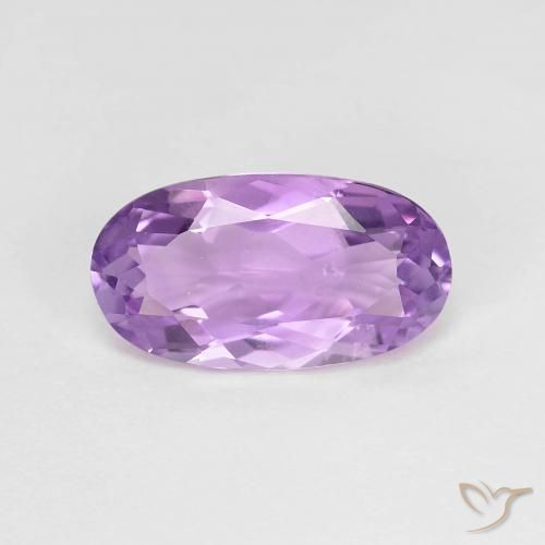 2.51ct 天然 淡粉紫 紫水晶, 椭圆形, VS