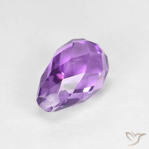 2.58克拉天然紫水晶，泪滴形，VS