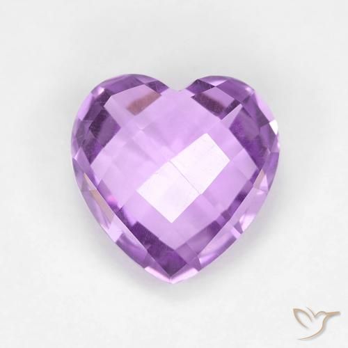 1.88ct 天然 中等紫罗兰色 紫水晶, 心形, VVS