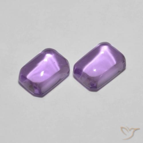 2.38克拉天然紫水晶，八边形，透明