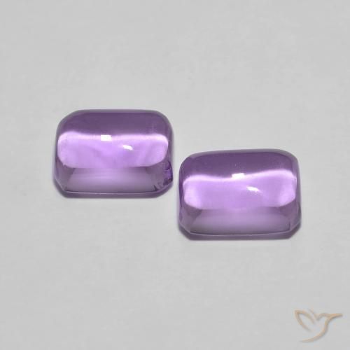 2.38克拉天然紫水晶，八边形，透明
