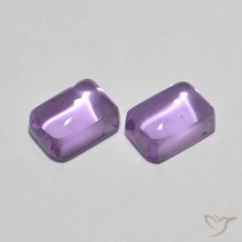 2.56克拉天然紫水晶，八边形，透明