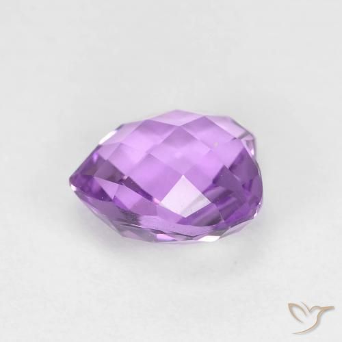 1.85克拉天然紫水晶，心形，VVS