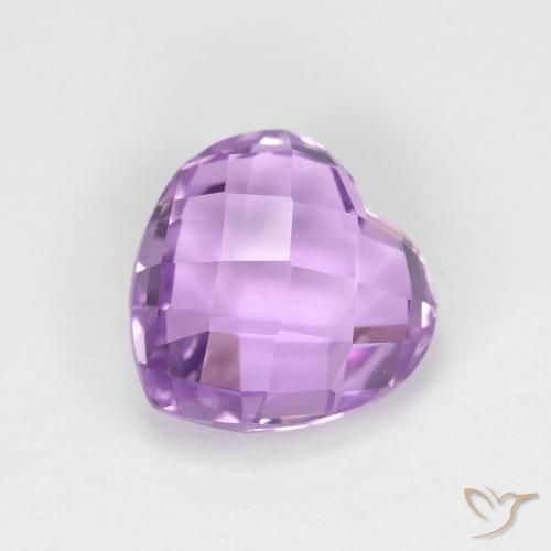 1.89ct 天然 中粉紫 紫水晶, 心形, VVS