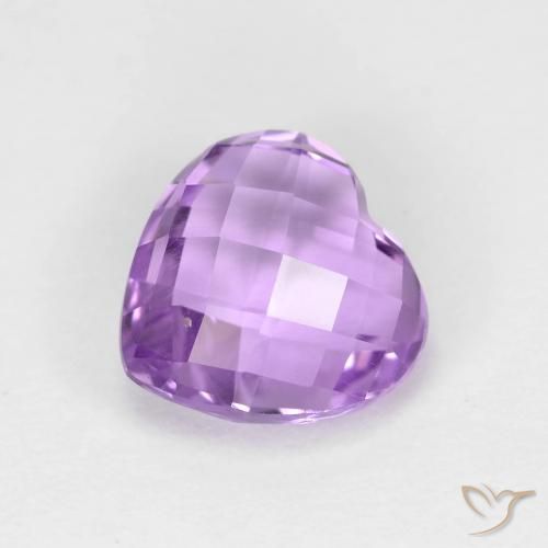 1.92克拉天然紫水晶，心形，VVS