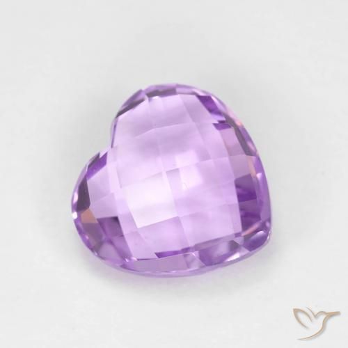 2.11克拉天然紫水晶，心形，VVS