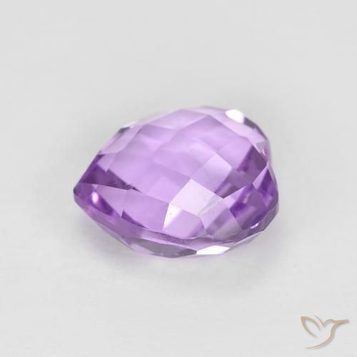 2.00克拉天然紫水晶，心形，VVS