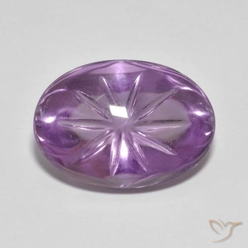 8.81克拉天然紫水晶，椭圆形，透明