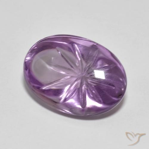 8.81克拉天然紫水晶，椭圆形，透明