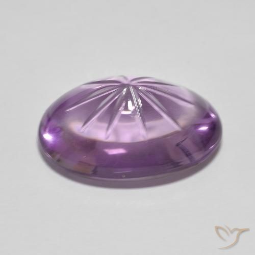 8.81克拉天然紫水晶，椭圆形，透明