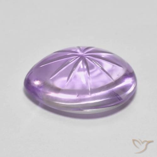 8.16克拉天然紫水晶，梨形，透明