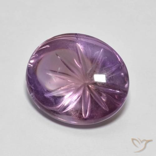 8.11克拉天然紫水晶，椭圆形，透明