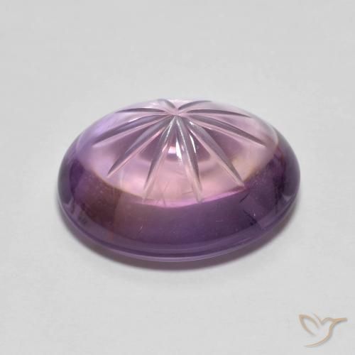 8.11克拉天然紫水晶，椭圆形，透明