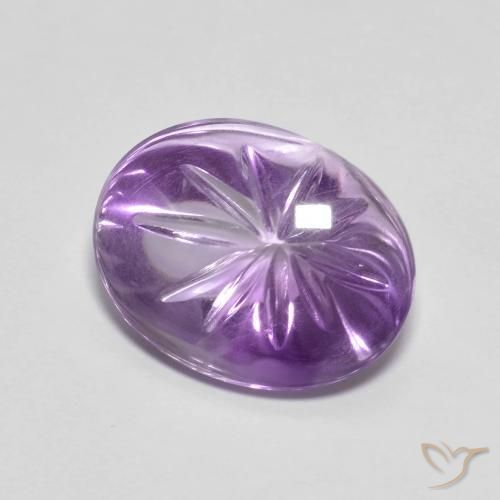 6.70克拉天然紫水晶，椭圆形，透明