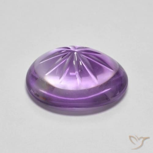 6.70克拉天然紫水晶，椭圆形，透明