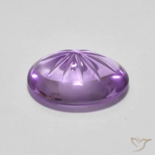 4.25克拉天然紫水晶，椭圆形，透明