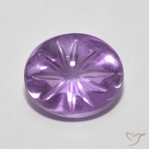 5.79克拉天然紫水晶，椭圆形，透明
