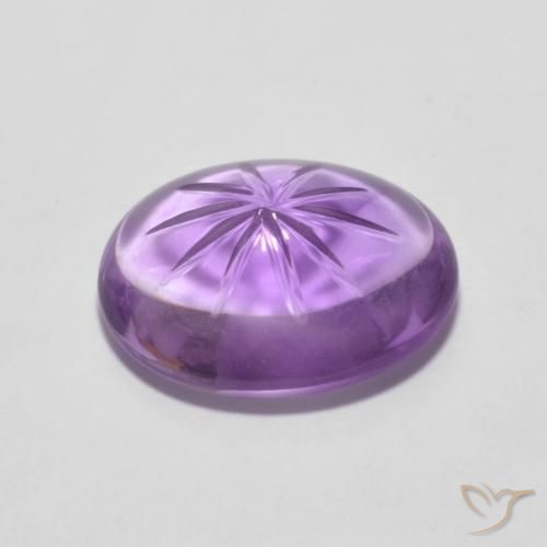 4.82克拉天然紫水晶，椭圆形，透明