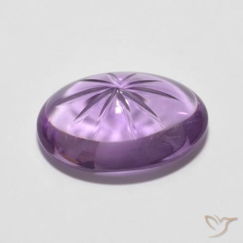 5.68克拉天然紫水晶，椭圆形，透明
