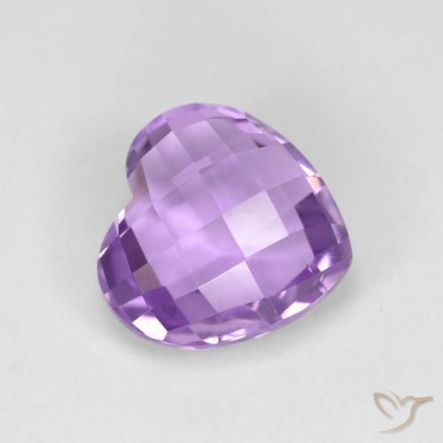 1.96ct 天然 鸢尾紫 紫水晶, 心形, VVS