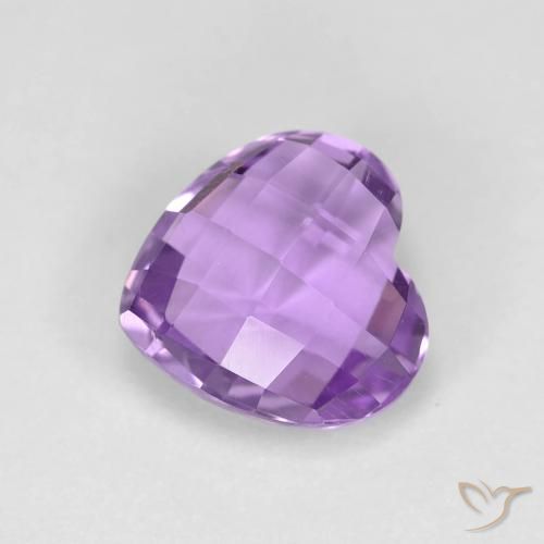 1.96克拉天然紫水晶，心形，VVS
