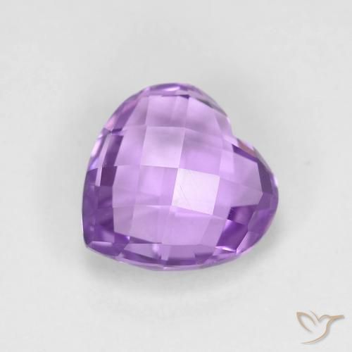 1.93ct 天然 中紫 紫水晶, 心形, VVS