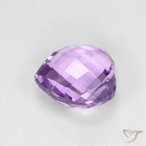 1.99克拉天然紫水晶，心形，VVS