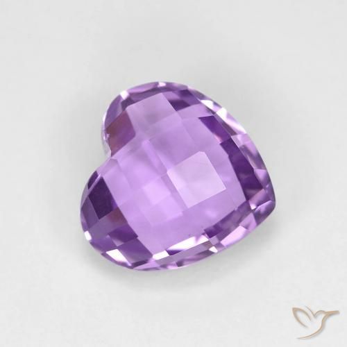 1.87ct 天然 中紫 紫水晶, 心形, VVS