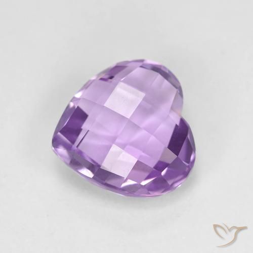 1.97ct 天然 中紫 紫水晶, 心形, VVS