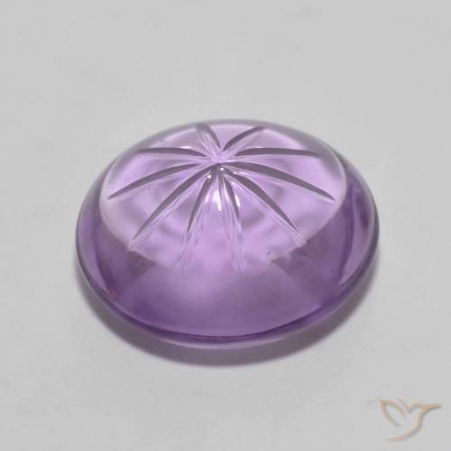 6.64克拉天然紫水晶，椭圆形，透明