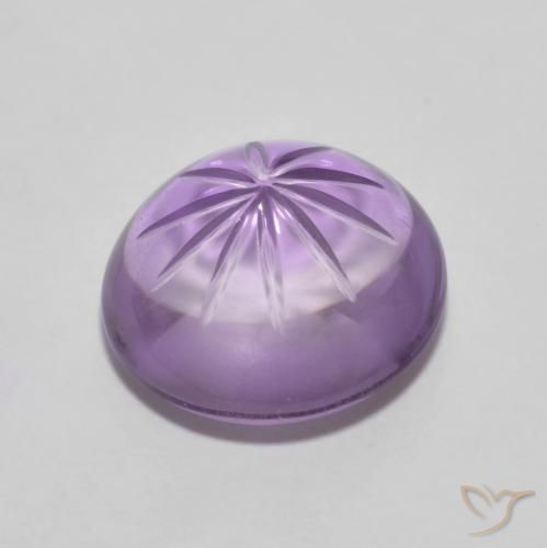 5.46克拉天然紫水晶，圆形的，透明
