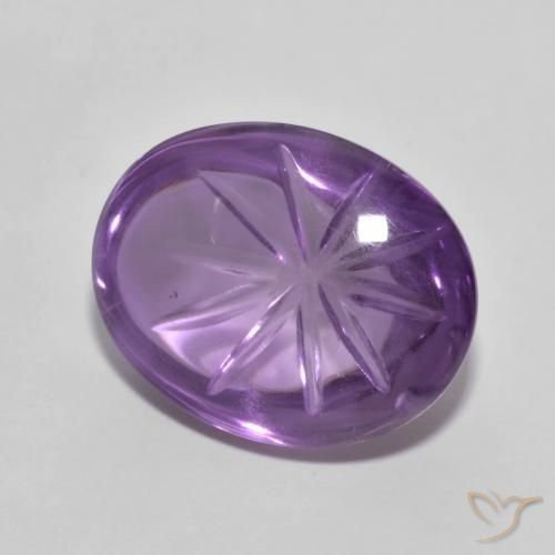 9.42克拉天然紫水晶，椭圆形，透明