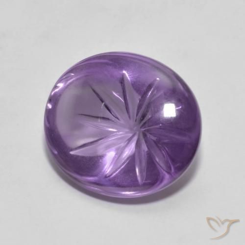 5.91克拉天然紫水晶，椭圆形，透明