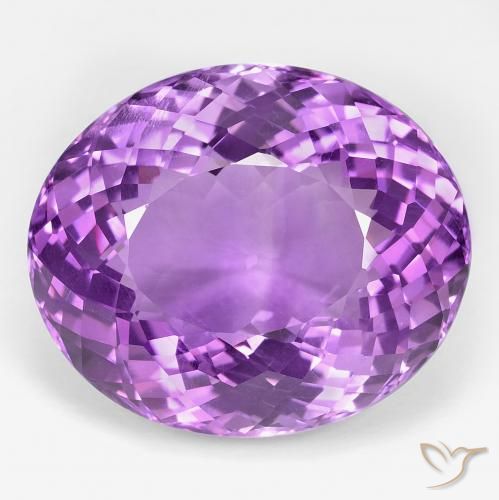 39.22克拉天然紫水晶，椭圆形，VVS-VS