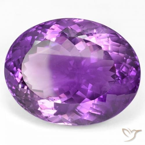 50.87克拉天然紫水晶，椭圆形，VS