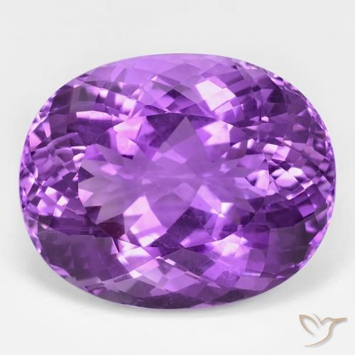 39.31ct 天然 鲜艳的紫罗兰 紫水晶, 椭圆形, VVS-VS
