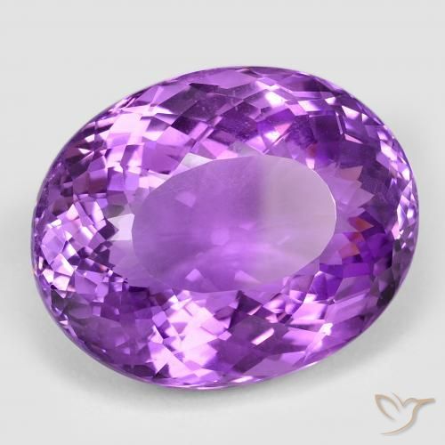 50.94克拉天然紫水晶，椭圆形，VVS