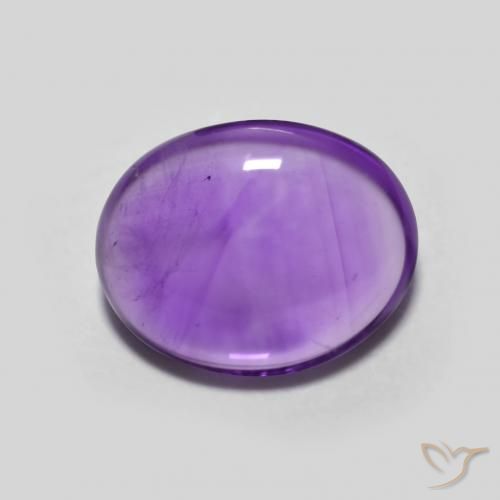 2.93ct 天然 深紫罗兰色 紫水晶, 椭圆形, 透明