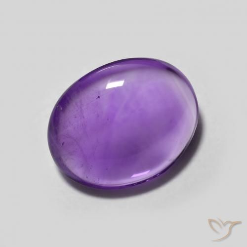 2.93克拉天然紫水晶，椭圆形，透明