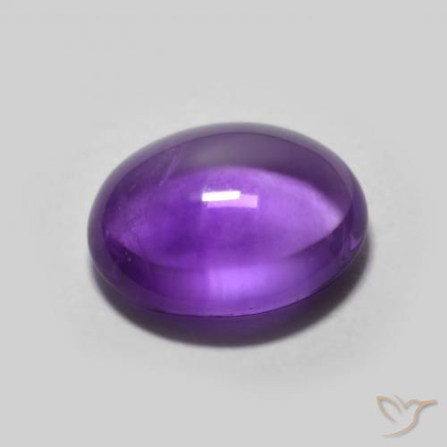 2.93克拉天然紫水晶，椭圆形，透明