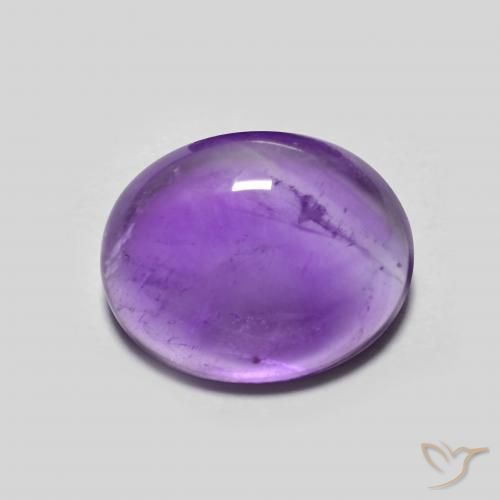 3.21ct 天然 深紫罗兰色 紫水晶, 椭圆形, 透明