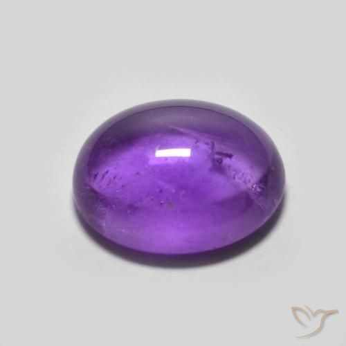 3.21克拉天然紫水晶，椭圆形，透明