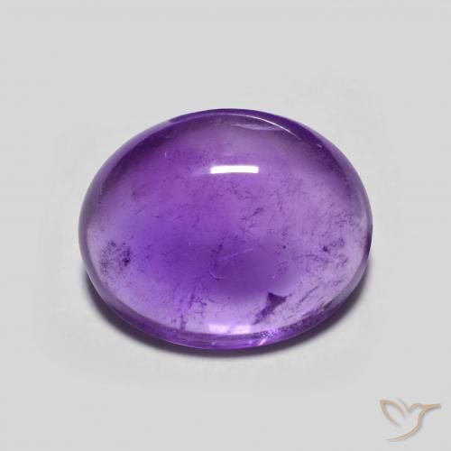 3.46ct 天然 强烈的紫罗兰色 紫水晶, 椭圆形, 透明