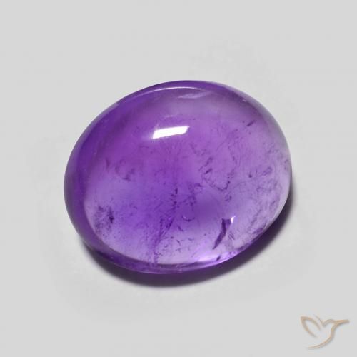 3.46克拉天然紫水晶，椭圆形，透明