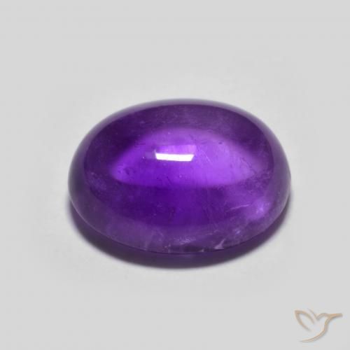 3.46克拉天然紫水晶，椭圆形，透明